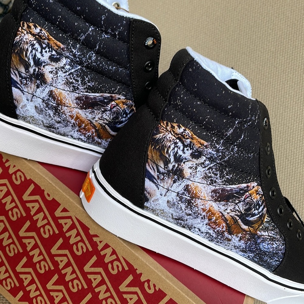 Vans Comfycush Sk8-Hi Discovery Project Tigers MEN`S - Picture 15 of 16